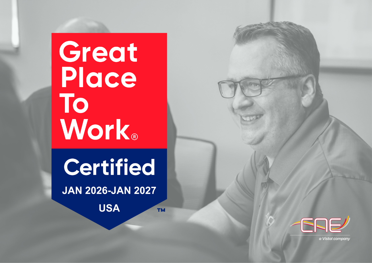 Badge with the text: Great Place to Work Certified from 2026- January 2027